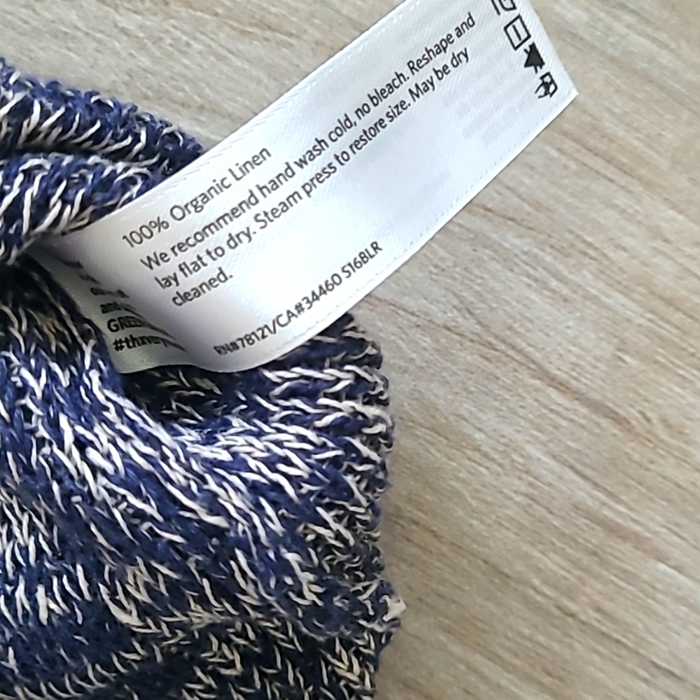 Eileen Fisher Organic Linen knit vest - Picture 4 of 4